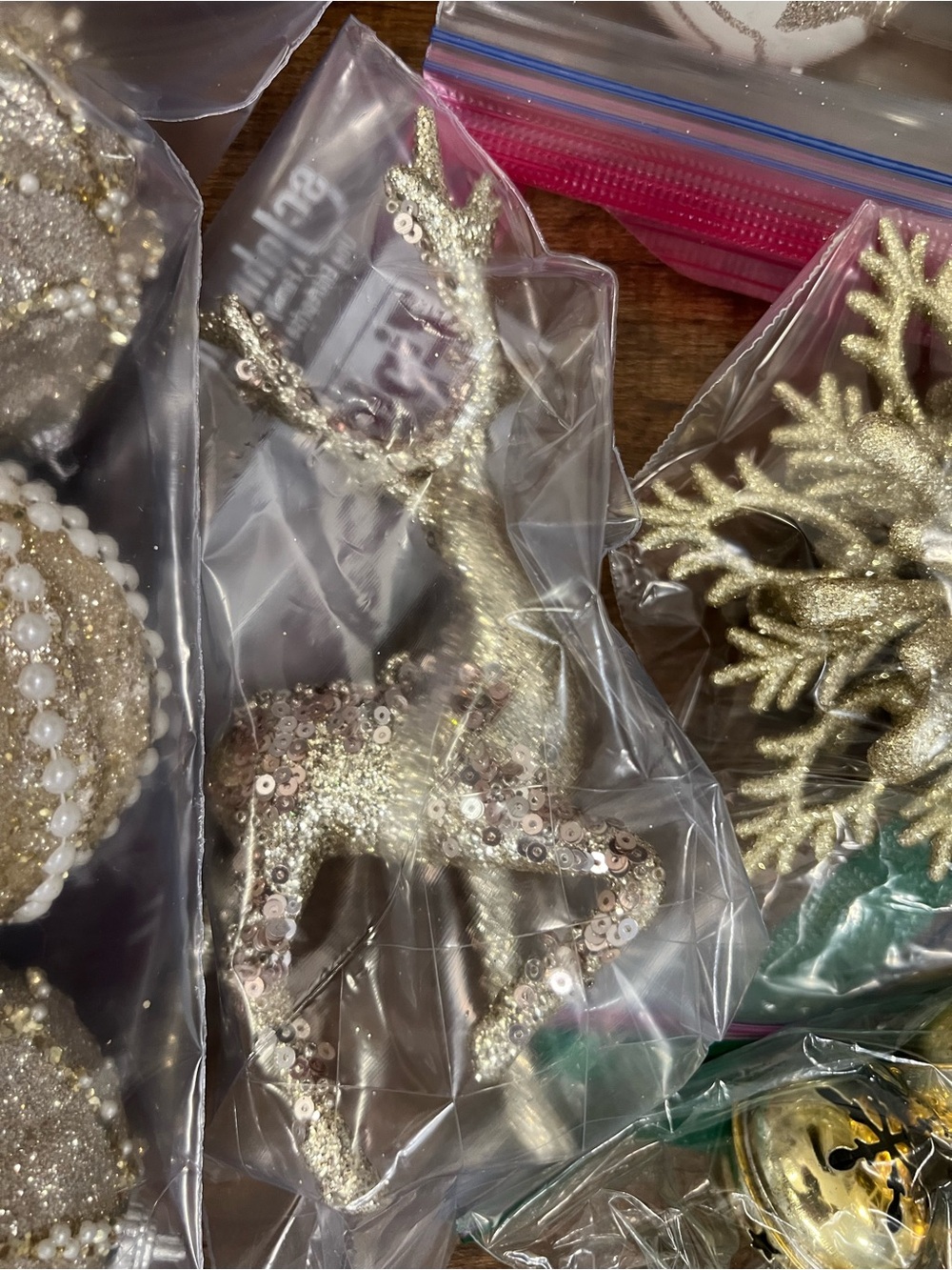 Gold/Champagne Premium Holiday/Christmas Ornaments/Decorations/Crafts - NWOT - Picture 7 of 10